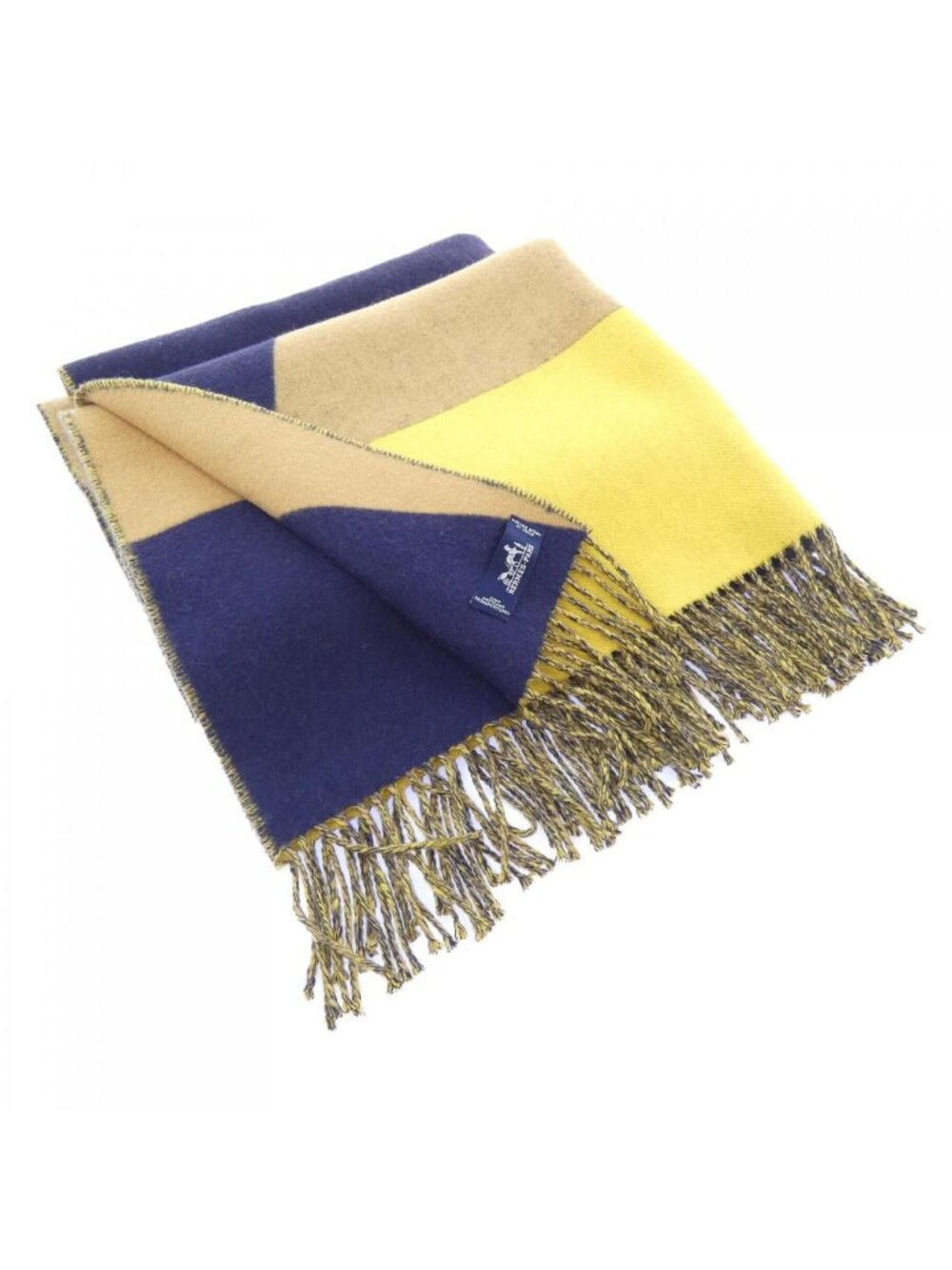 Hermes Stole Scarf Navy